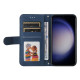 For Samsung Galaxy S24+ Skin Feel Life Tree Metal Button Leather Phone Case(Blue)