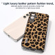 For Samsung Galaxy S24+ 5G ABEEL Black Edge Leopard Phone Case(Leopard Print)
