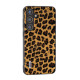 For Samsung Galaxy S24+ 5G ABEEL Black Edge Leopard Phone Case(Golden Leopard)