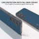 For Samsung Galaxy S24+ 5G ABEEL Genuine Leather Silky Soft Black Edge Phone Case(Blue)