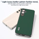 For Samsung Galaxy S24+ 5G ABEEL Genuine Leather Silky Soft Black Edge Phone Case(Green)