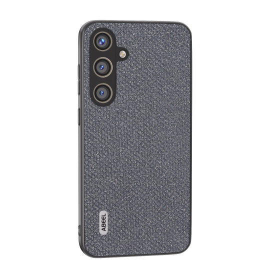 For Samsung Galaxy S24+ 5G ABEEL Diamond Black Edge Phone Case(Jewel Black)