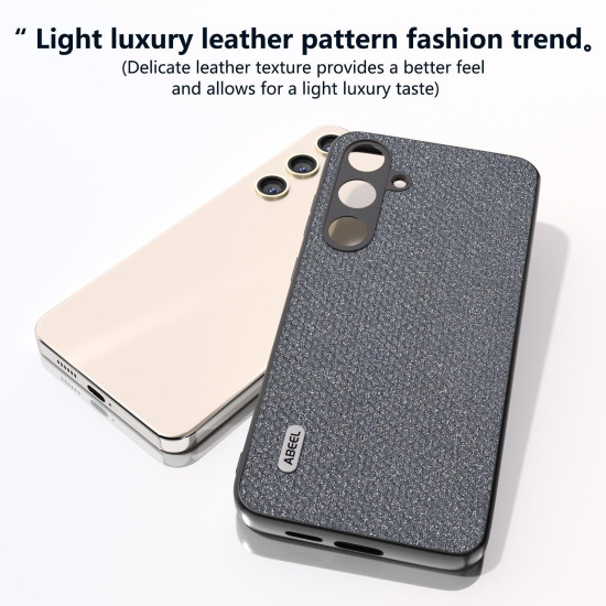 For Samsung Galaxy S24+ 5G ABEEL Diamond Black Edge Phone Case(Jewel Black)