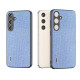 For Samsung Galaxy S24+ 5G ABEEL Diamond Black Edge Phone Case(Sapphire Blue)