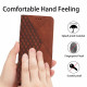 For Samsung Galaxy S24+ Diamond Splicing Skin Feel Magnetic Leather Phone Case(Brown)