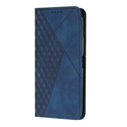 For Samsung Galaxy S24+ Diamond Splicing Skin Feel Magnetic Leather Phone Case(Blue)