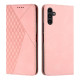For Samsung Galaxy S24+ Diamond Splicing Skin Feel Magnetic Leather Phone Case(Rose Gold)