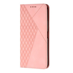 For Samsung Galaxy S24+ Diamond Splicing Skin Feel Magnetic Leather Phone Case(Rose Gold)