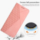 For Samsung Galaxy S24+ Diamond Splicing Skin Feel Magnetic Leather Phone Case(Rose Gold)