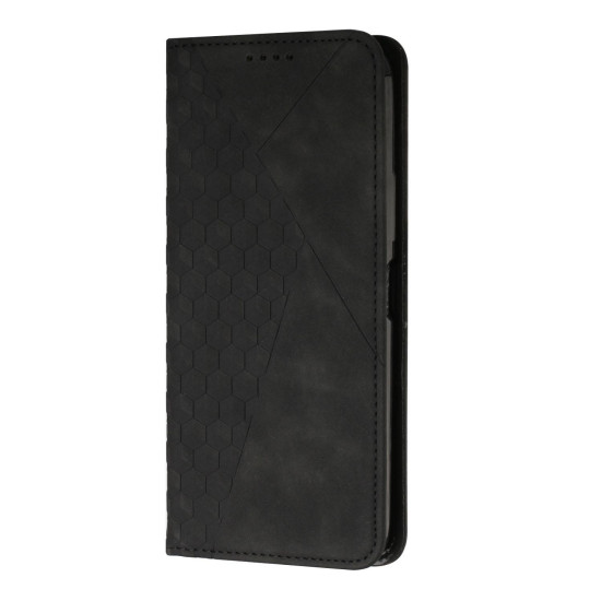 For Samsung Galaxy S24+ Diamond Splicing Skin Feel Magnetic Leather Phone Case(Black)