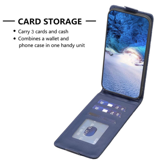 For Samsung Galaxy S24+ 5G Diamond Lattice Vertical Flip Leather Phone Case(Blue)