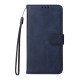 For Samsung Galaxy S24+ Classic Calf Texture Flip Leather Phone Case(Blue)