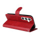 For Samsung Galaxy S24+ Classic Calf Texture Flip Leather Phone Case(Red)
