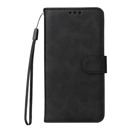 For Samsung Galaxy S24+ Classic Calf Texture Flip Leather Phone Case(Black)
