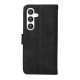 For Samsung Galaxy S24+ Classic Calf Texture Flip Leather Phone Case(Black)