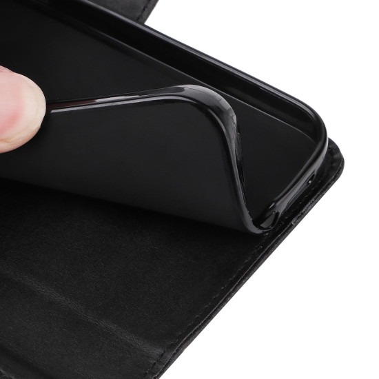 For Samsung Galaxy S24+ Classic Calf Texture Flip Leather Phone Case(Black)