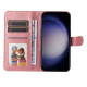 For Samsung Galaxy S24+ Classic Calf Texture Flip Leather Phone Case(Rose Gold)
