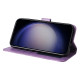 For Samsung Galaxy S24+ Embossed Sunflower Leather Phone Case(Purple)