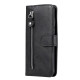 For Samsung Galaxy S24+ Fashion Calf Texture Zipper Leather Phone Case(Black)