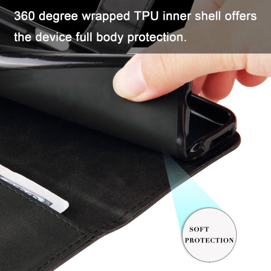 For Samsung Galaxy S24+ Fashion Calf Texture Zipper Leather Phone Case(Black)