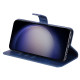 For Samsung Galaxy S24+ Fashion Calf Texture Zipper Leather Phone Case(Blue)