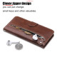 For Samsung Galaxy S24+ Fashion Calf Texture Zipper Leather Phone Case(Brown)