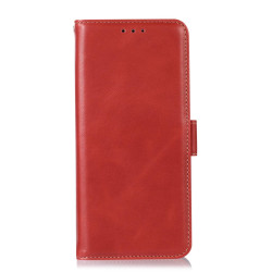 For Samsung Galaxy S24+ Crazy Horse Top Layer Cowhide Leather Phone Case(Red)
