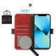 For Samsung Galaxy S24+ Crazy Horse Top Layer Cowhide Leather Phone Case(Red)