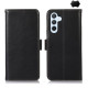 For Samsung Galaxy S24+ Crazy Horse Top Layer Cowhide Leather Phone Case(Black)