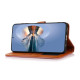 For Samsung Galaxy S24+ 5G KHAZNEH Dual-color Cowhide Texture Flip Leather Phone Case(Brown)