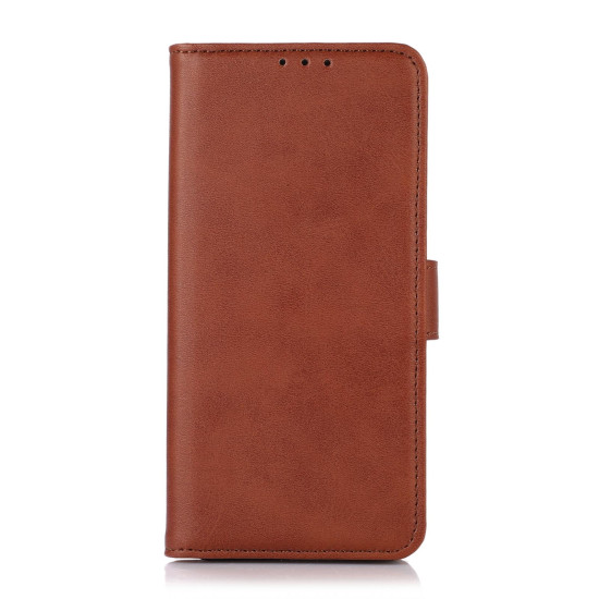 For Samsung Galaxy S24+ 5G Cow Texture Leather Phone Case(Brown)