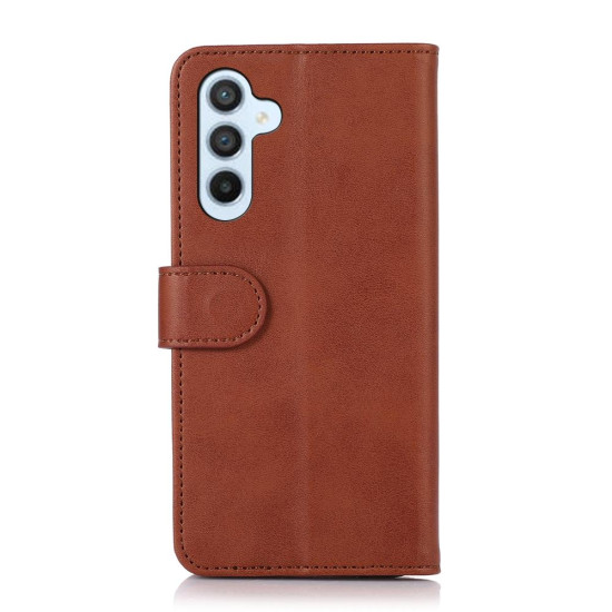 For Samsung Galaxy S24+ 5G Cow Texture Leather Phone Case(Brown)