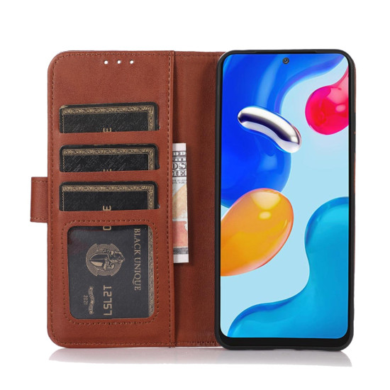 For Samsung Galaxy S24+ 5G Cow Texture Leather Phone Case(Brown)