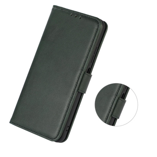For Samsung Galaxy S24+ 5G Cow Texture Leather Phone Case(Green)