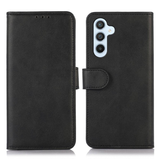 For Samsung Galaxy S24+ 5G Cow Texture Leather Phone Case(Black)