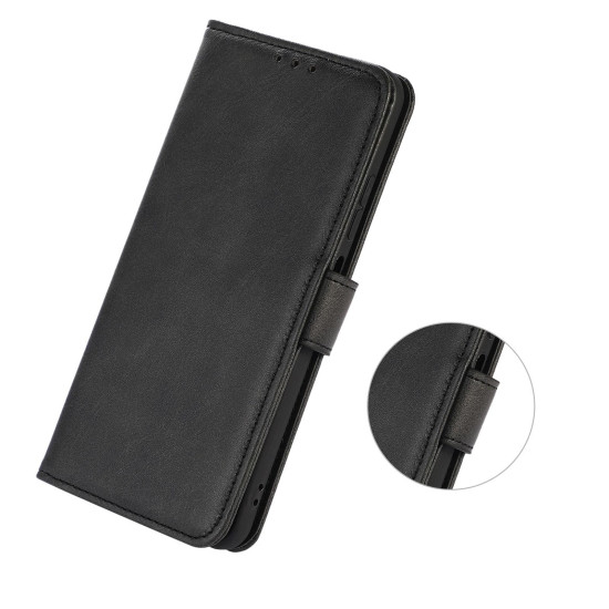 For Samsung Galaxy S24+ 5G Cow Texture Leather Phone Case(Black)