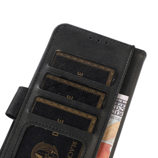 For Samsung Galaxy S24+ 5G Cow Texture Leather Phone Case(Black)