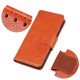 For Samsung Galaxy S24+ 5G Nappa Texture Leather Phone Case(Orange)