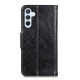For Samsung Galaxy S24+ 5G Nappa Texture Leather Phone Case(Black)
