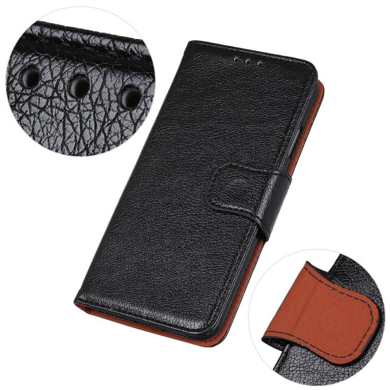 For Samsung Galaxy S24+ 5G Nappa Texture Leather Phone Case(Black)