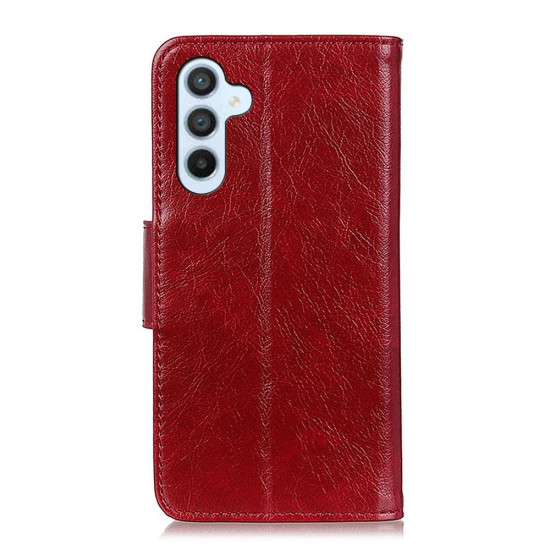 For Samsung Galaxy S24+ 5G Nappa Texture Leather Phone Case(Red)