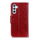 For Samsung Galaxy S24+ 5G Nappa Texture Leather Phone Case(Red)