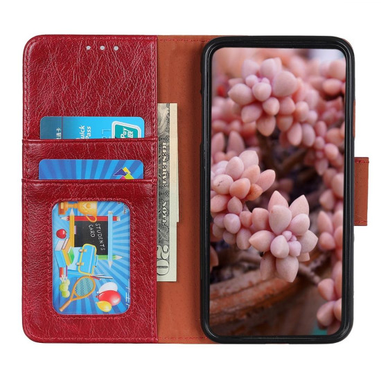 For Samsung Galaxy S24+ 5G Nappa Texture Leather Phone Case(Red)