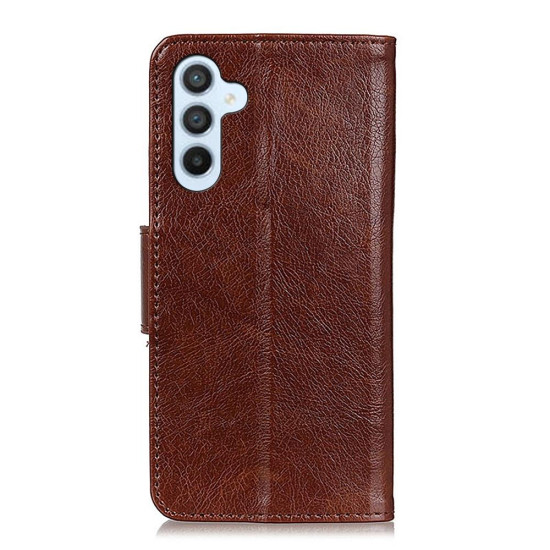 For Samsung Galaxy S24+ 5G Nappa Texture Leather Phone Case(Brown)