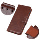 For Samsung Galaxy S24+ 5G Nappa Texture Leather Phone Case(Brown)