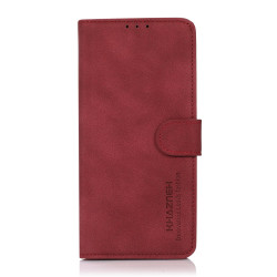 For Samsung Galaxy S24+ 5G KHAZNEH Matte Texture Leather Phone Case(Red)