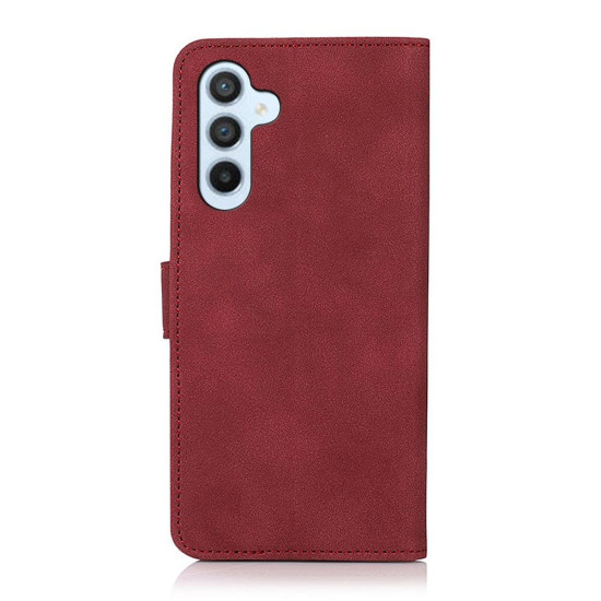 For Samsung Galaxy S24+ 5G KHAZNEH Matte Texture Leather Phone Case(Red)