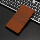 For Samsung Galaxy S24+ 5G Diamond Embossed Skin Feel Leather Phone Case(Brown)