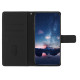 For Samsung Galaxy S24+ 5G Diamond Embossed Skin Feel Leather Phone Case(Black)