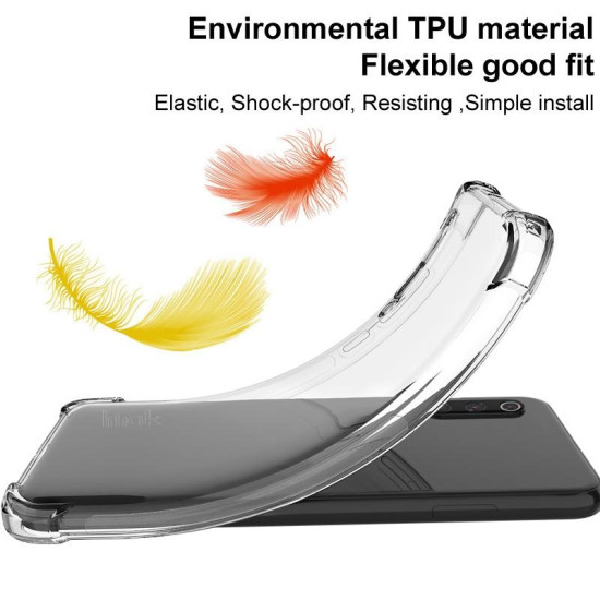 For Samsung Galaxy S24+ 5G imak Shockproof Airbag TPU Phone Case(Transparent)